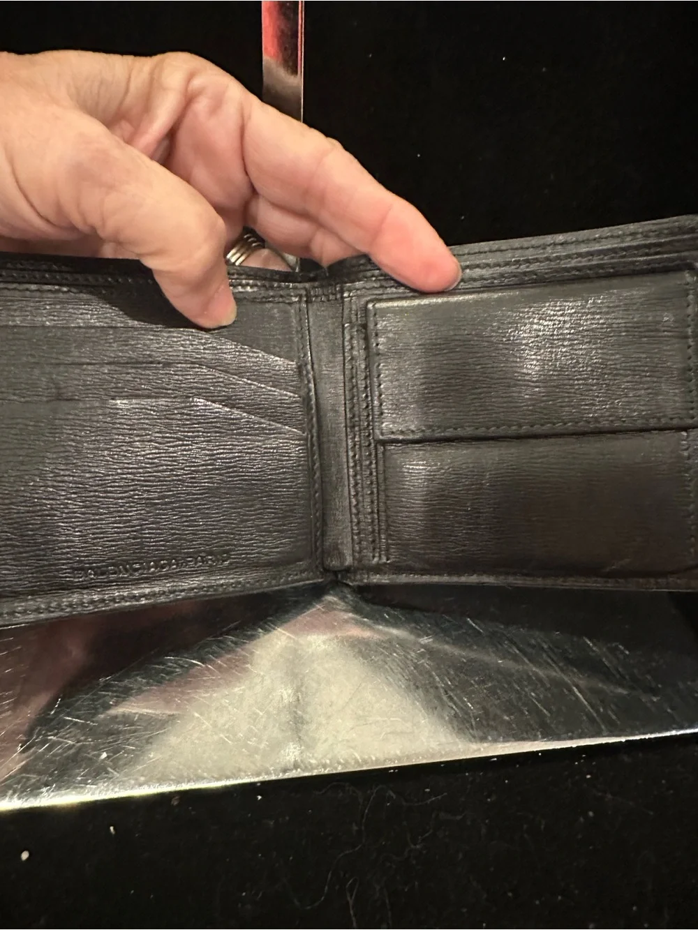 Balenciaga# 254 VINTAGE Leather Wallet